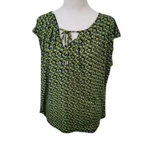 Liz Claiborne Blouse Green sz L